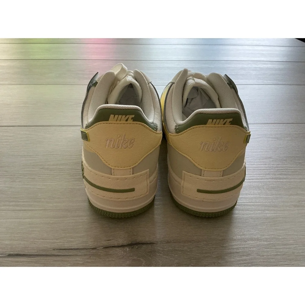 Nike Air Force 1 AF1 Shadow Women Size 10 Trainers Sail Oil Green New in Box‎